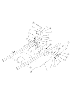 Brake Assembly Diagram and Parts List for M54-HN 53CB5ETW750-24HP-OHV Cub Cadet Lawn Tractor